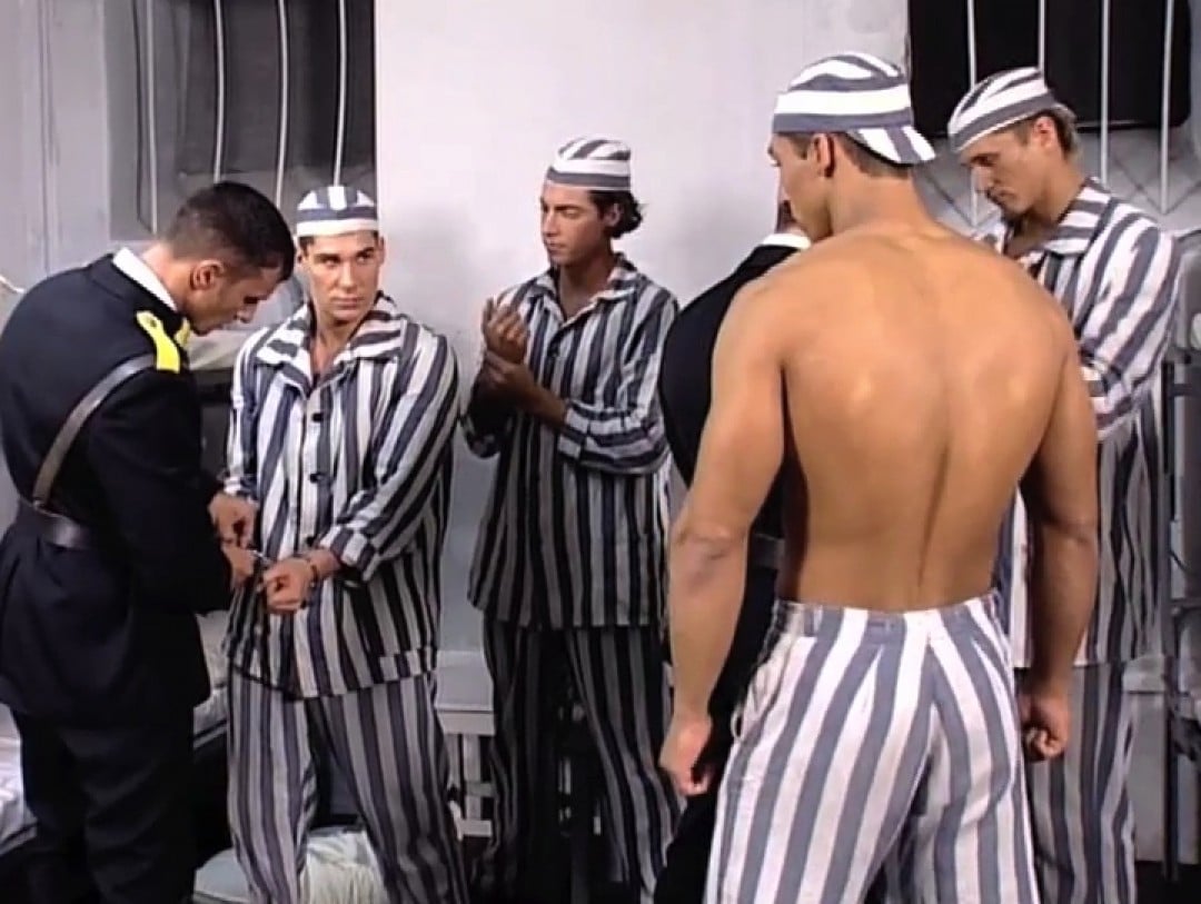 Hard lesson for the prison guards gay porn video on Clairprod