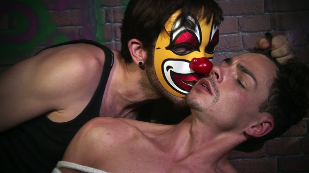 Clown Sex Porn - The Clown & Torean gay porn video on Bulldogxxx