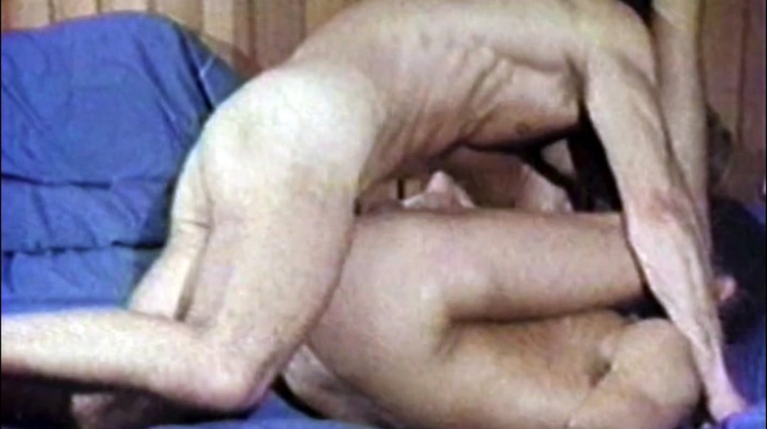 Releasing the morning gay cum