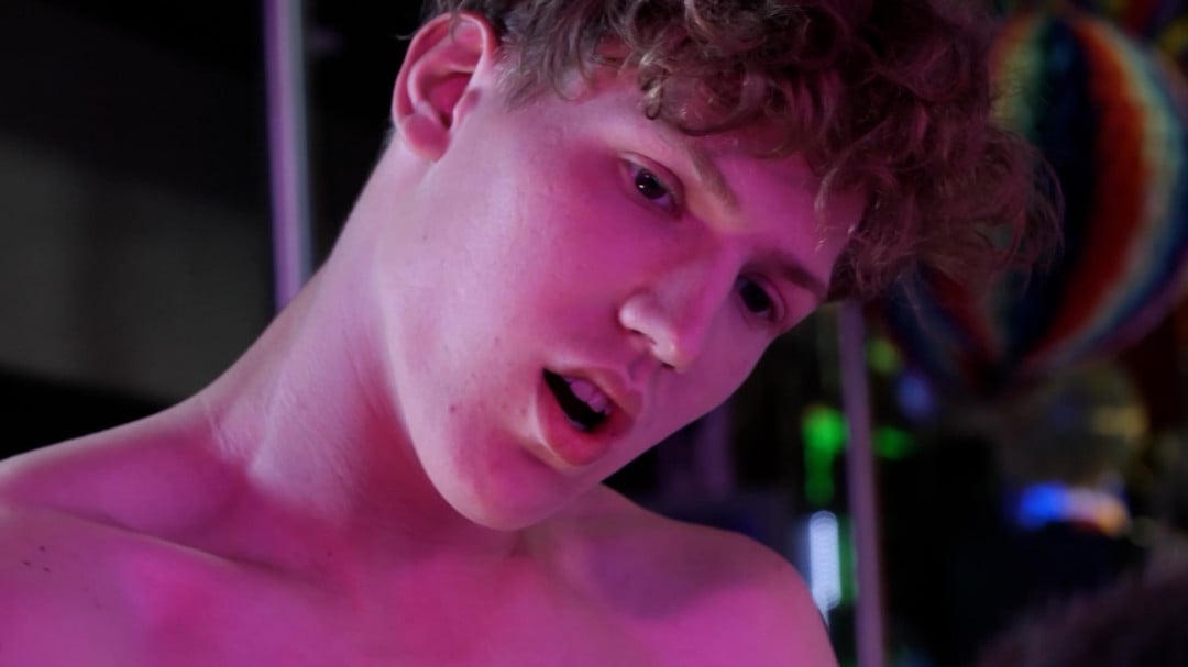 Blond Bartender's Final Bareback Blast - Skinny Twink's Tight Ass Pounded