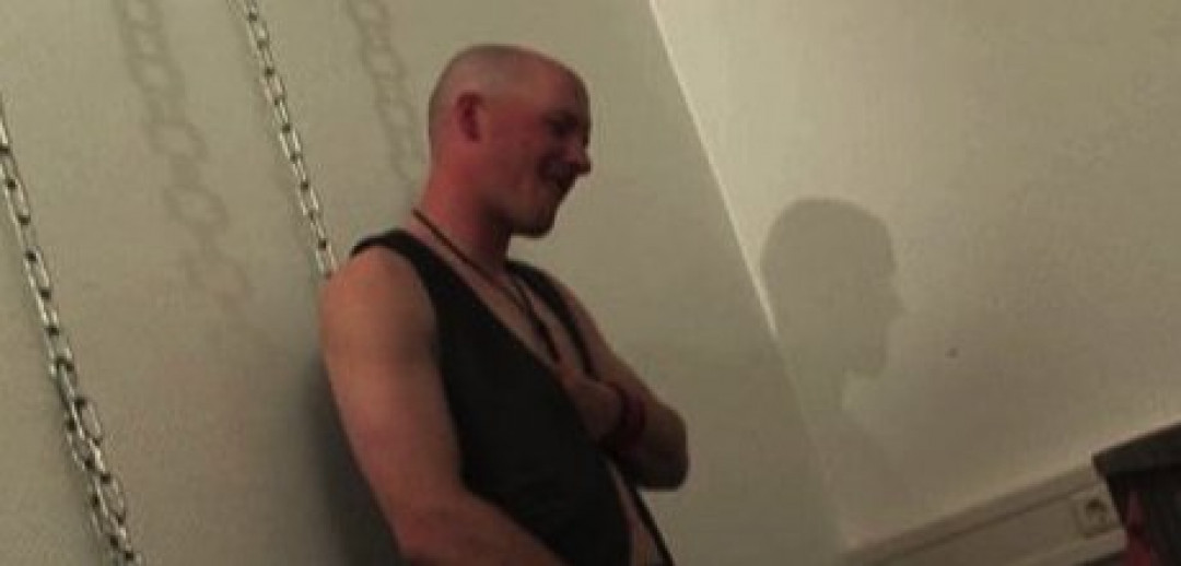 Invited gay porn for my slave