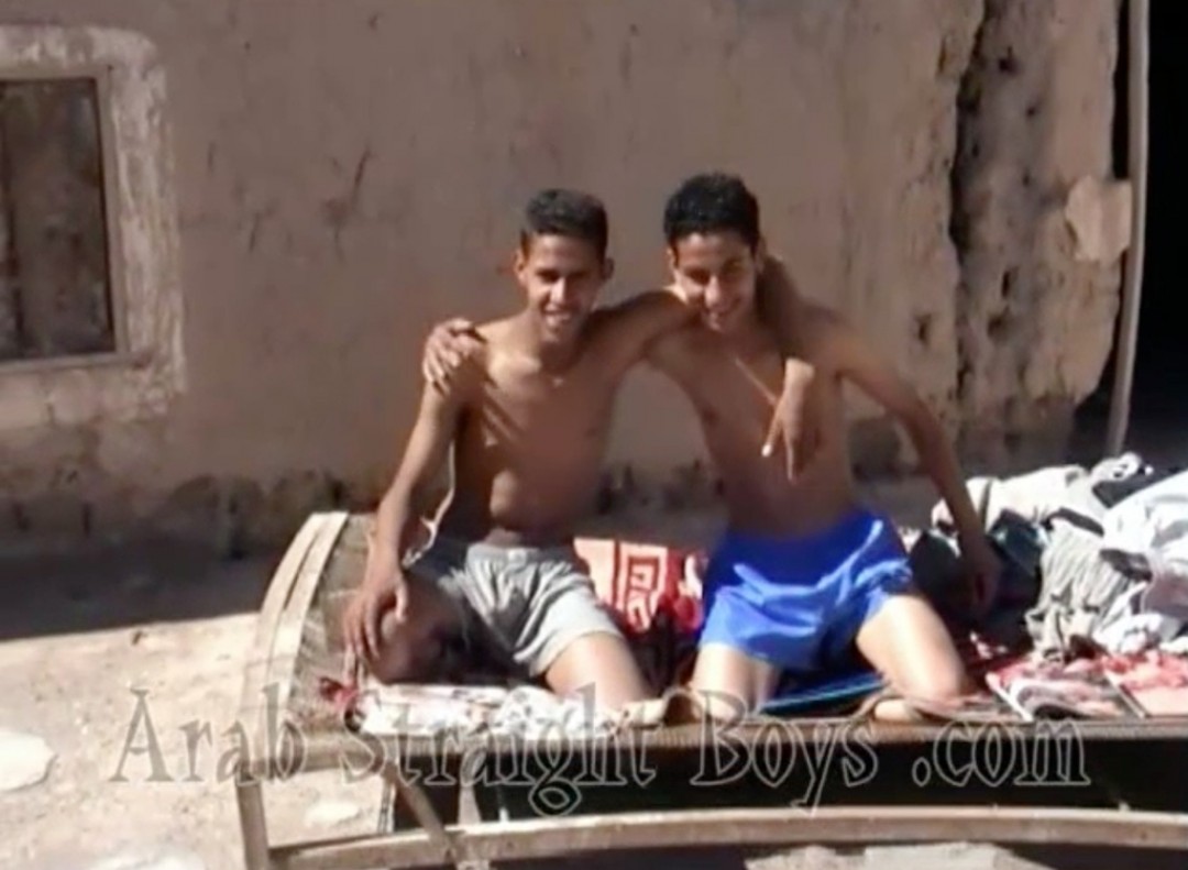 Two young arabs wank