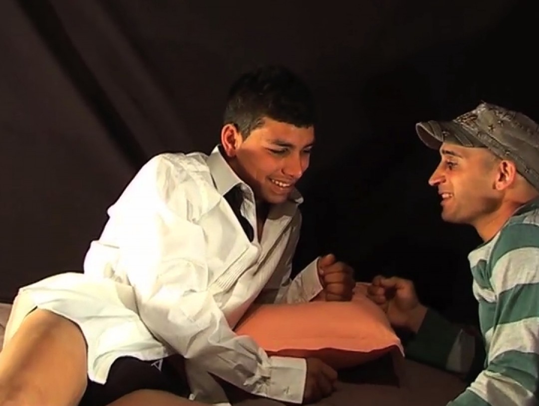 Arab boys first blowjob gay porn video on JNRC photo