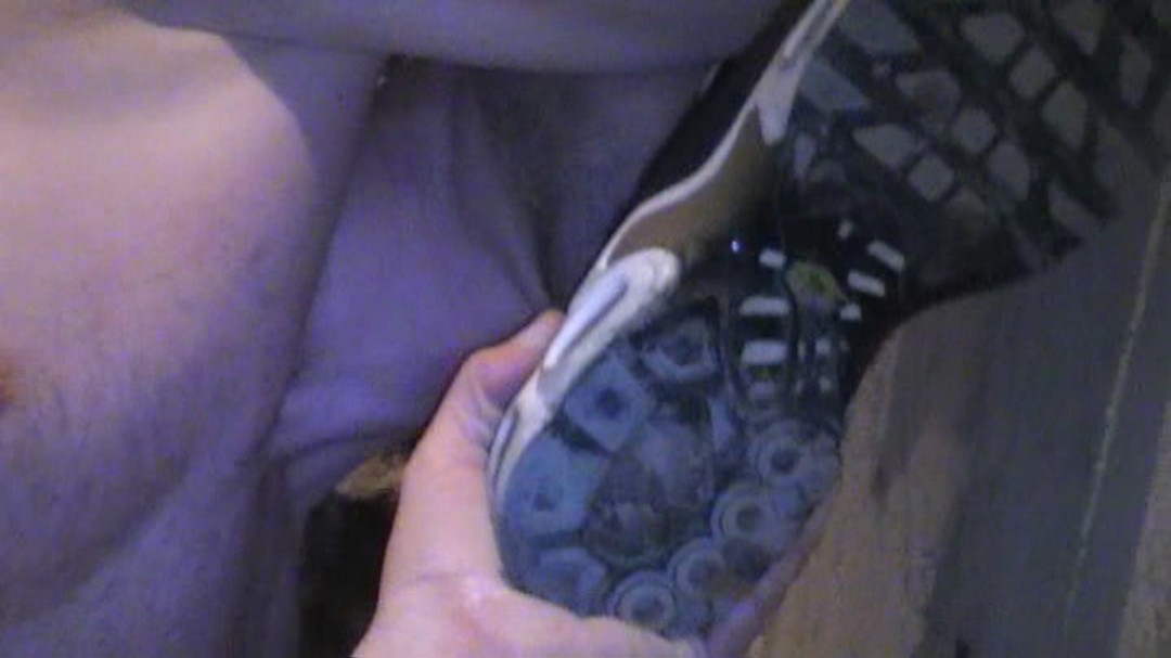 Sniff my sox sneakers and you will suck me
