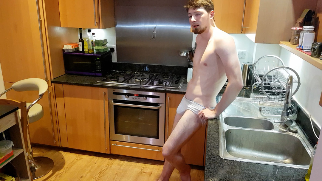 Fucked by a student in his kitchen