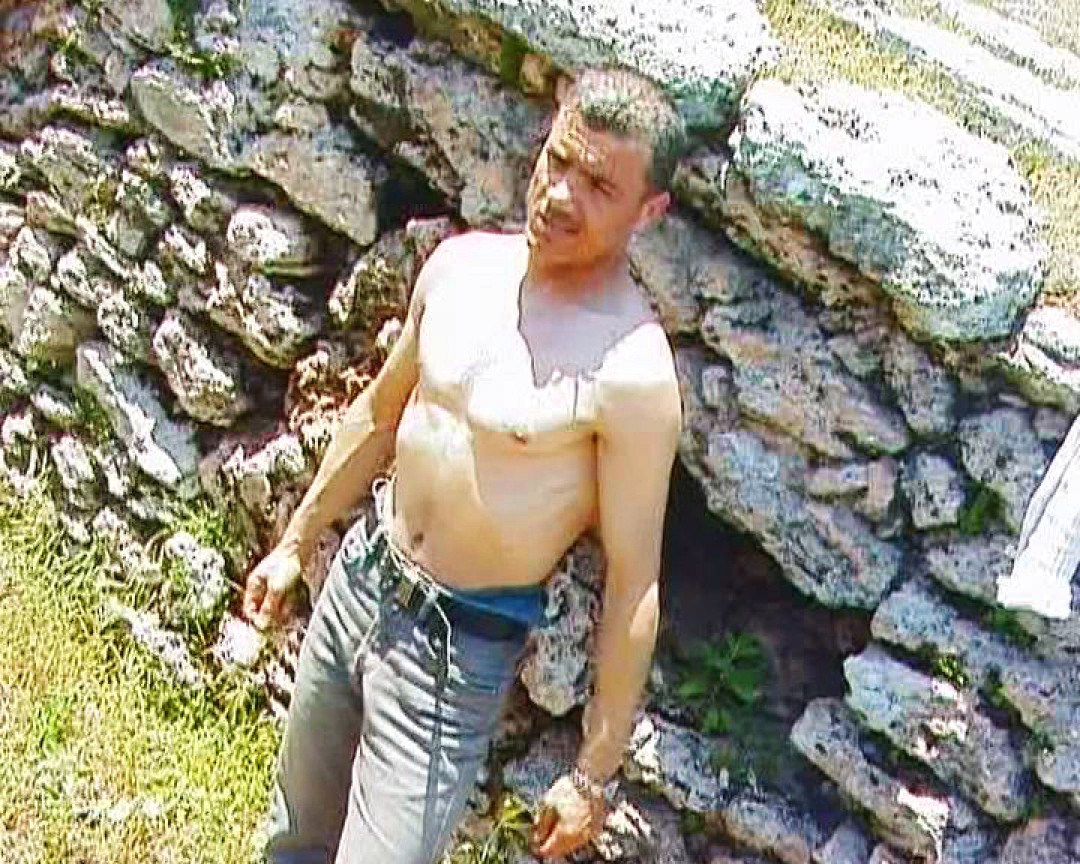 Algerian man in the nature