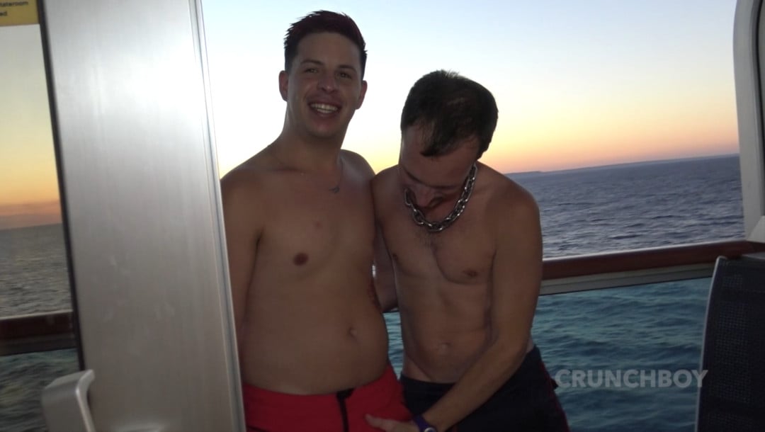 Maxence ANGEL Fucked by Vestian P on the CRUISE dementia boat