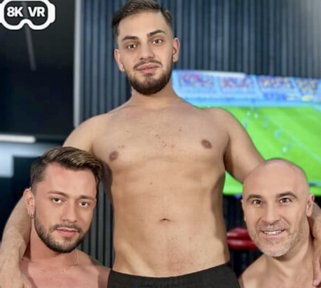 Trío caliente con Mattia Price, Luca Borromeo & Naldo