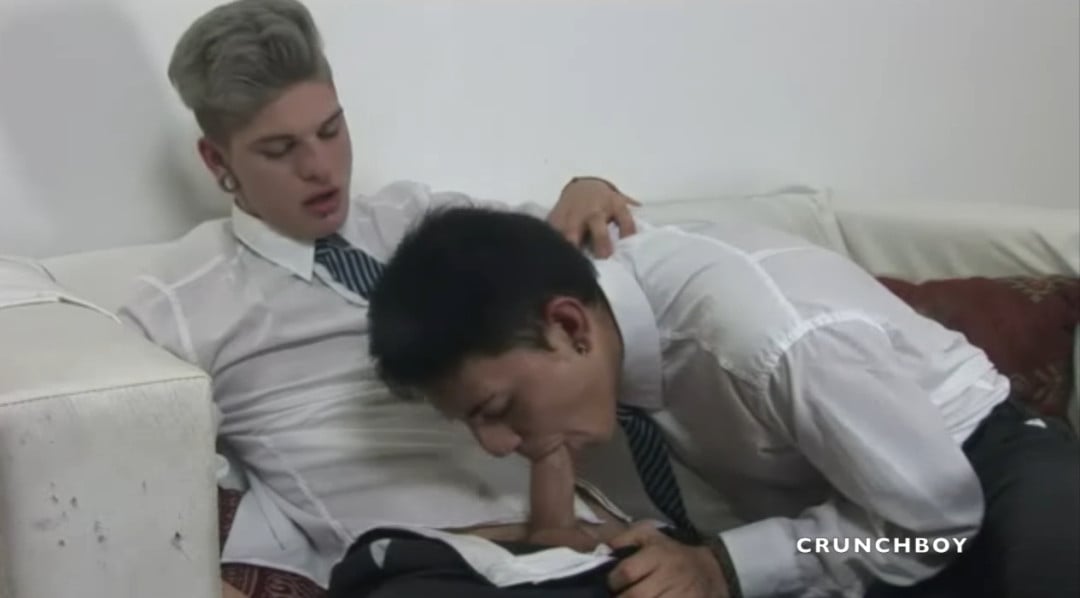 After class, he gets his ass stuffed