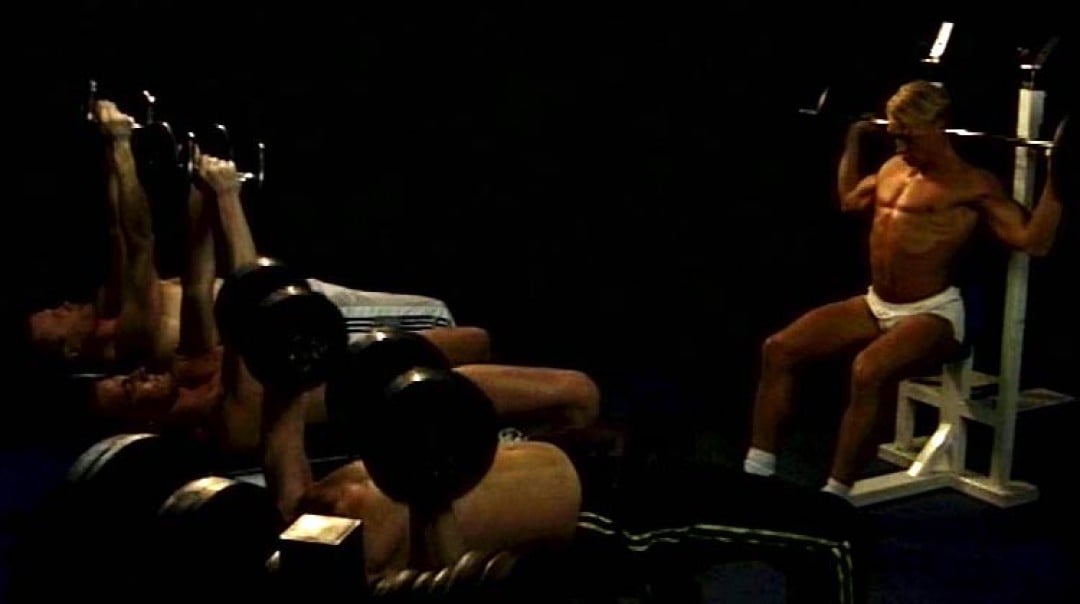 Ass Pounding Sex - Weight-lifting before an ass-pounding workout, a gay porn by Cazzofilm