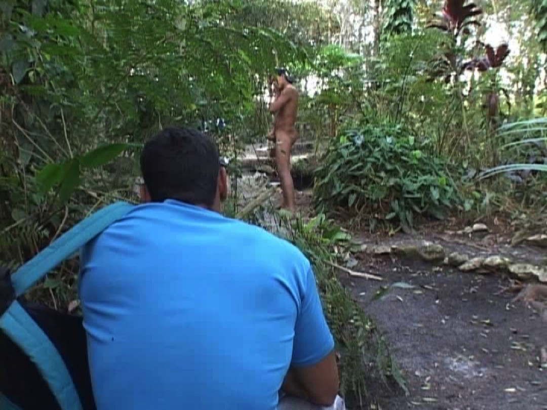 Good fuck to random naked guy in the woods