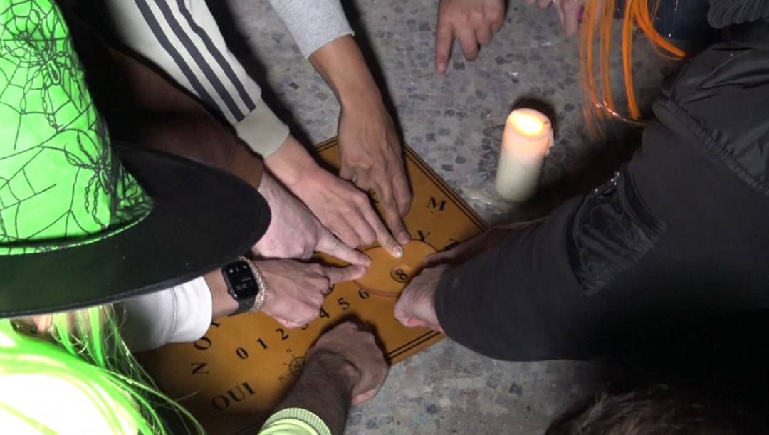 A Ouija game that goes wrong on Halloween night