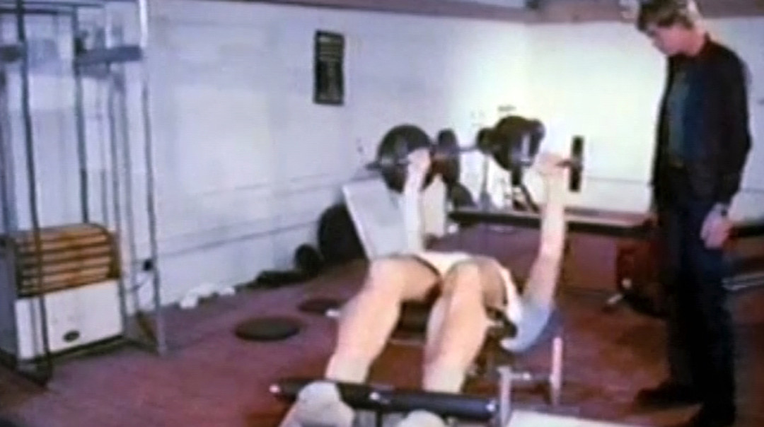 Vintage gay alphas fucking at the gym
