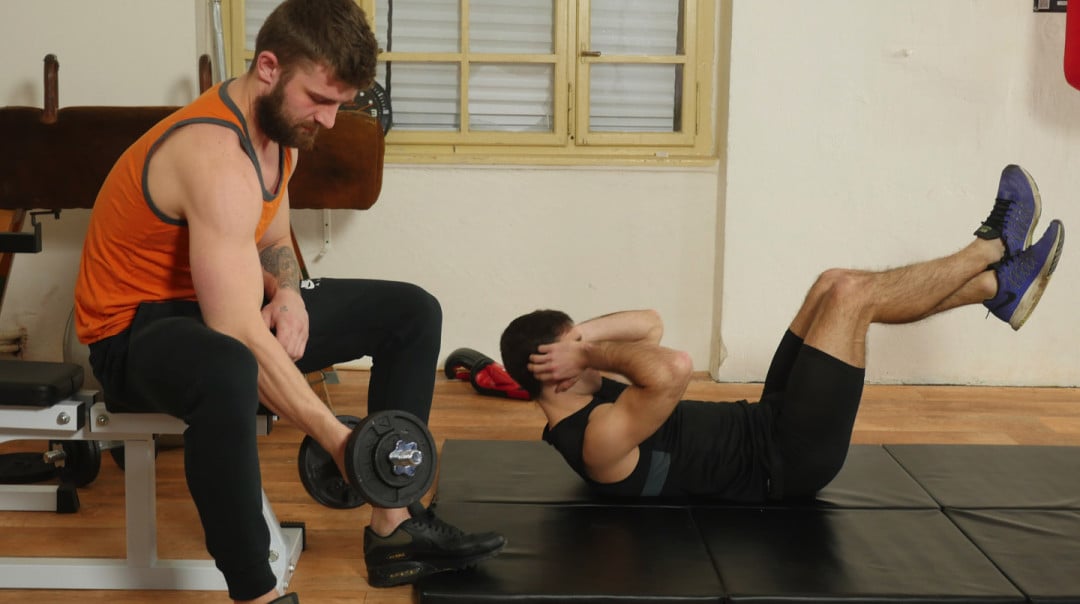 Fucked by a gorgeous bearded gay dude at the gym