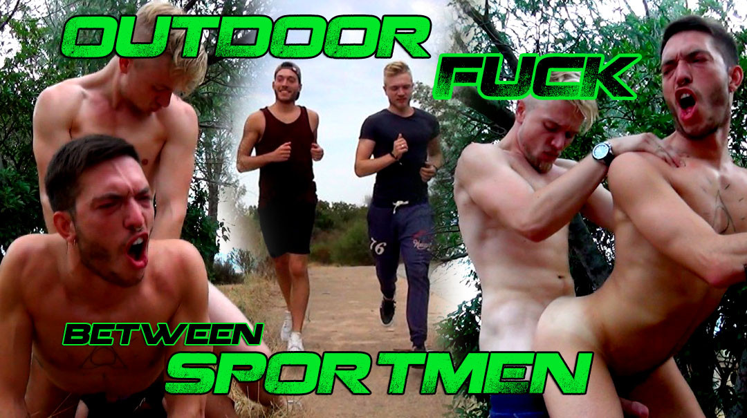 Deep and fuck outdoors for duo of beautiful guys well hung
