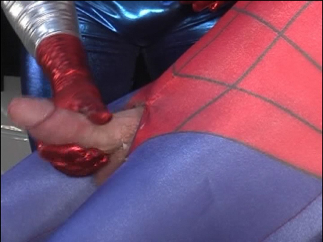 Spécial FETISH et LYCRA avec SUPERMAN et son HÉROS
