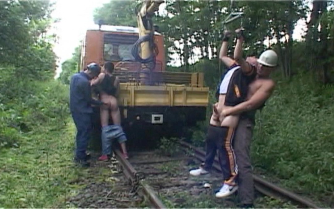 Hard Fuck by Macho Workers