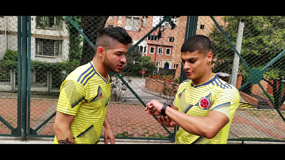 Les footballeurs de Colombie